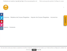 Tablet Screenshot of carpasplegables.net